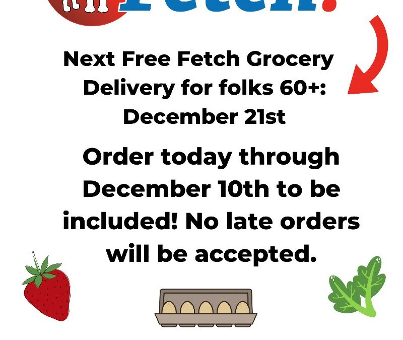Free Groceries for Seniors December 21